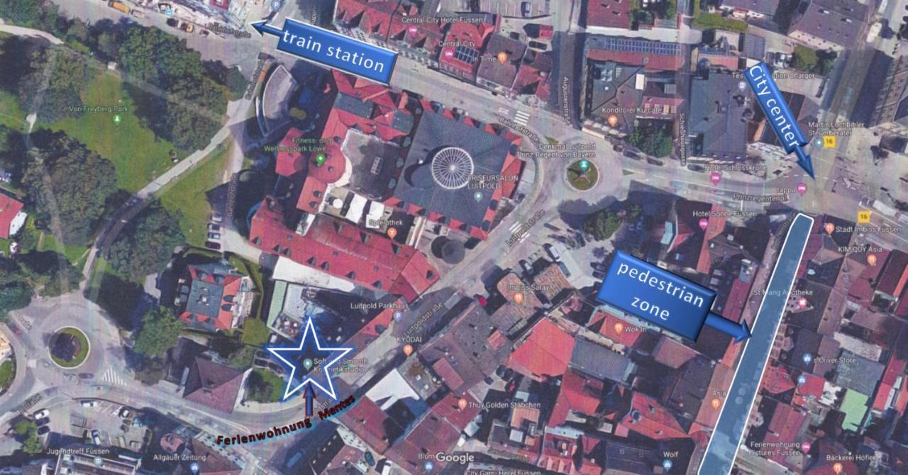 Ferienwohnung Mentes Füssen Dış mekan fotoğraf
